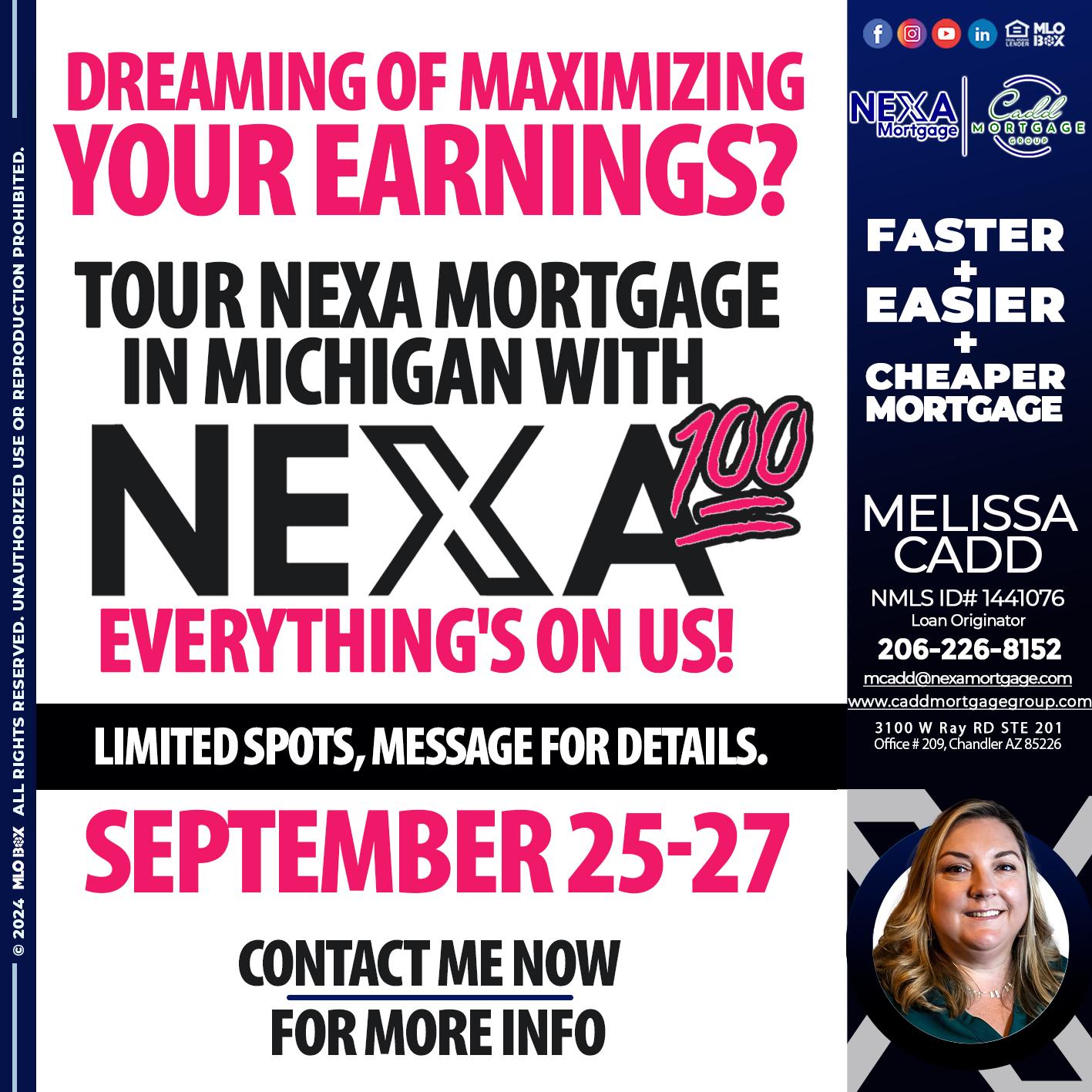 NEXA 100 - Melissa Cadd -Loan Originator