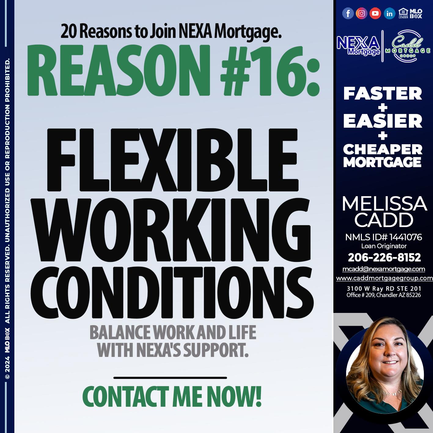 REASON 16 - Melissa Cadd -Loan Originator