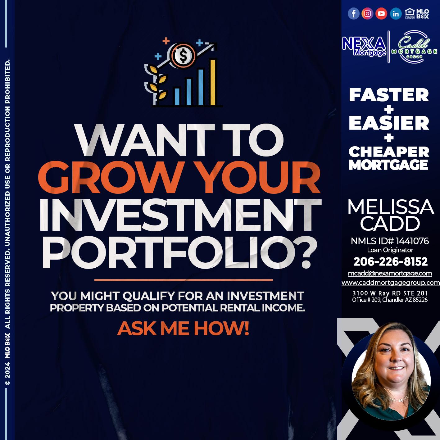 want to grow - Melissa Cadd -Loan Originator