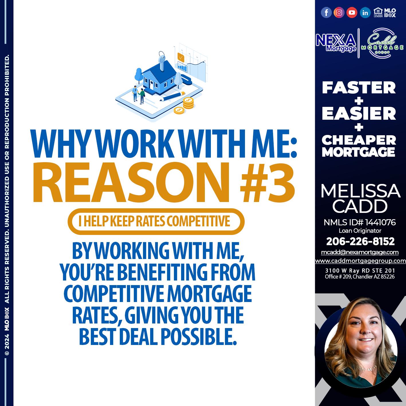 REASON 3 DP - Melissa Cadd -Loan Originator