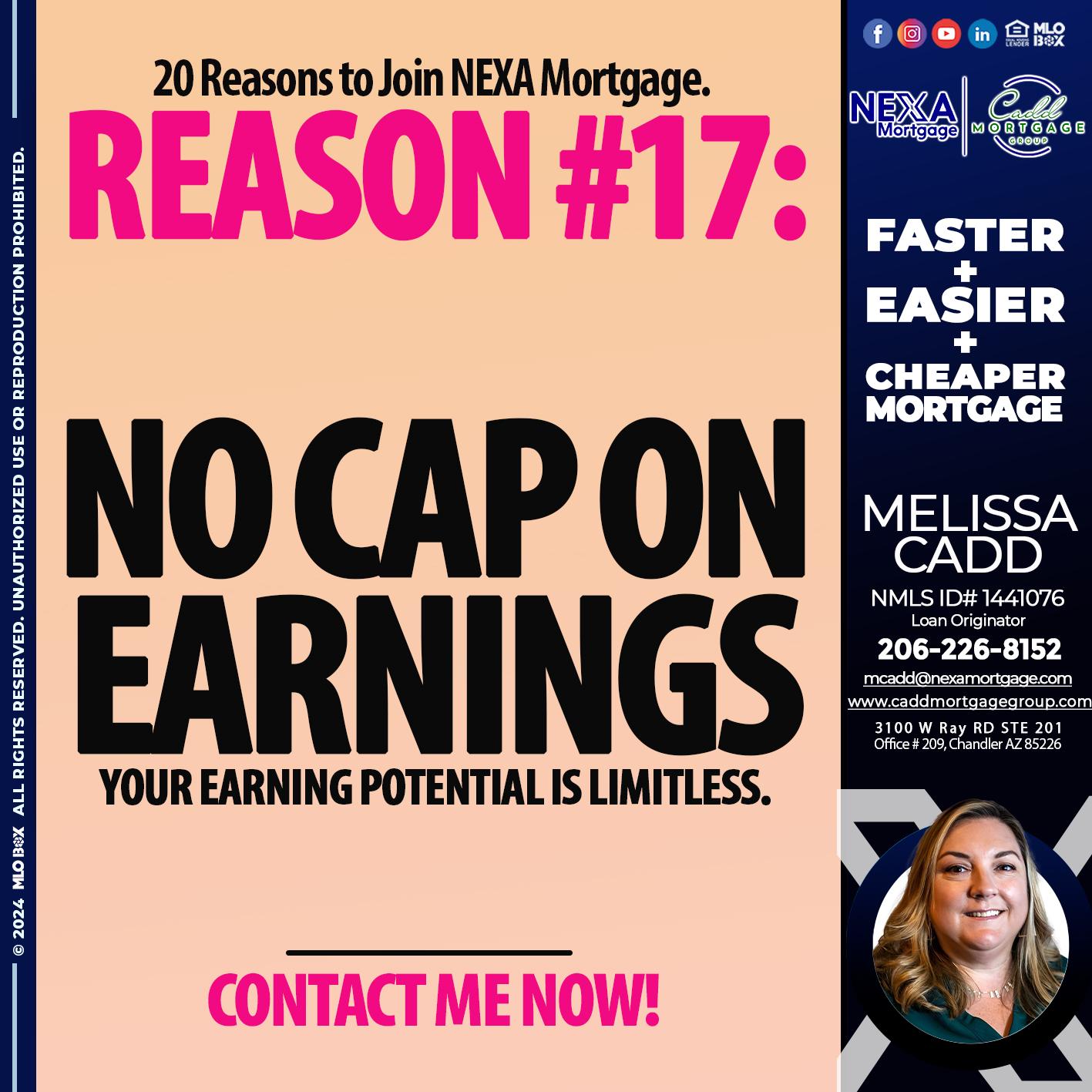 REASON 17 - Melissa Cadd -Loan Originator