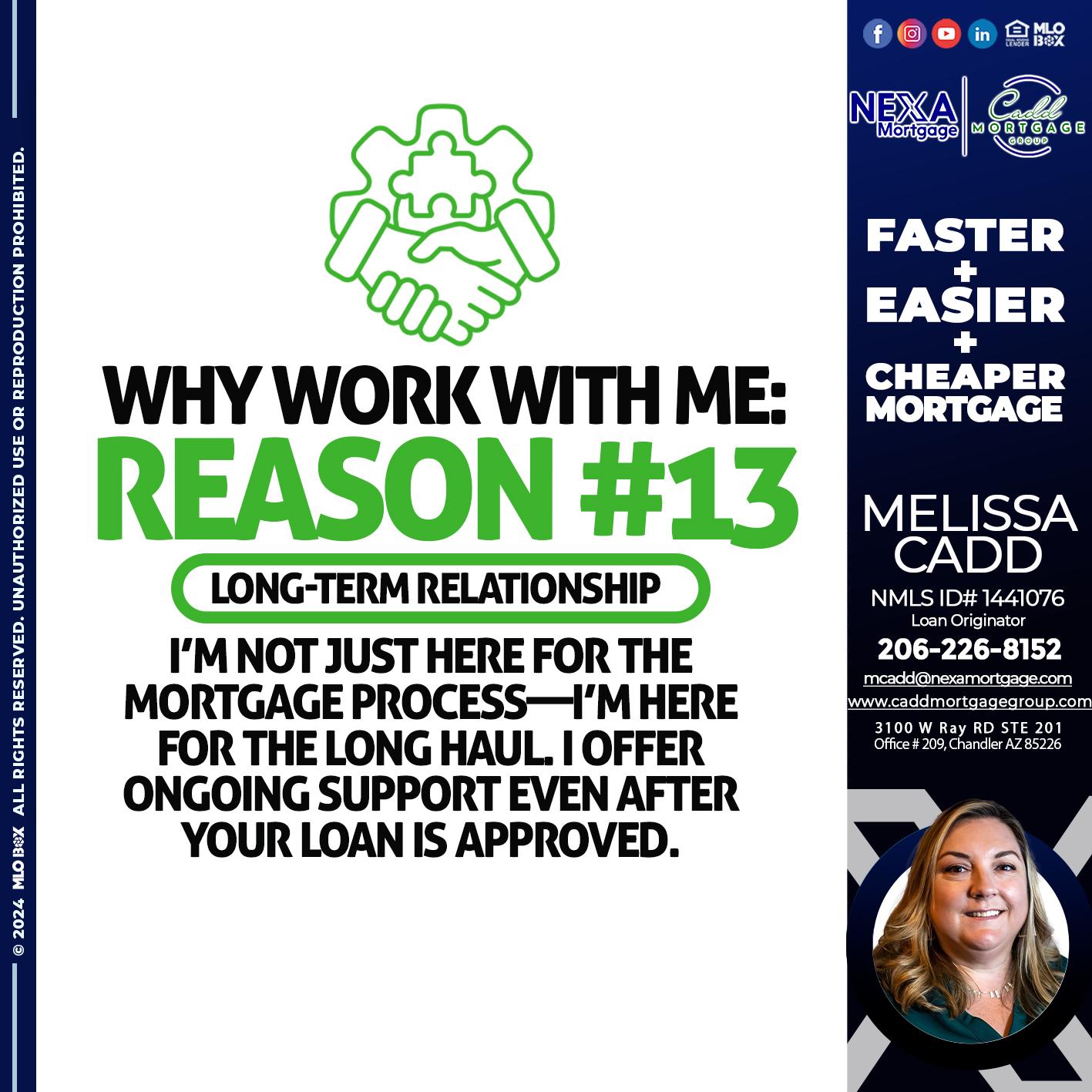 R13 - Melissa Cadd -Loan Originator