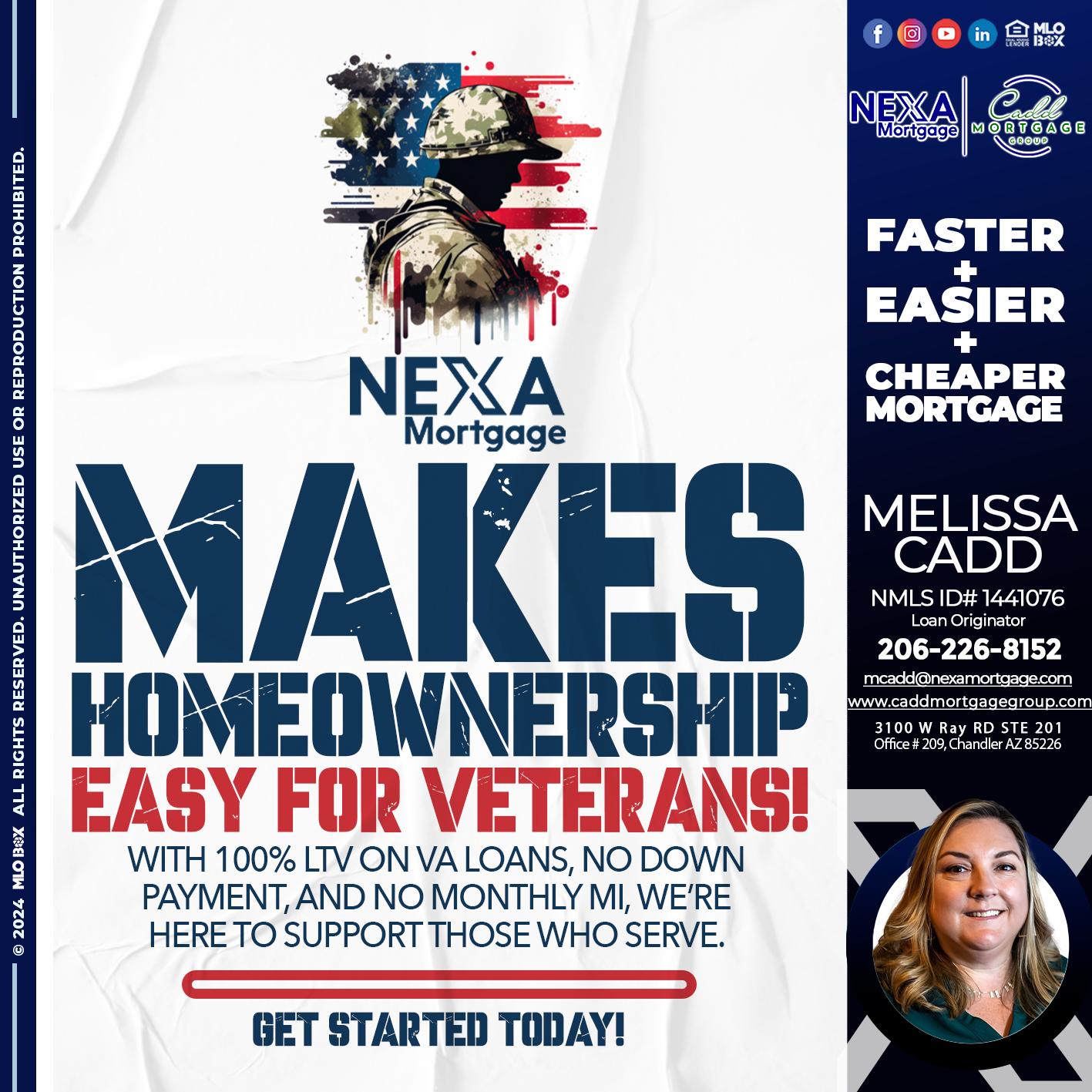 NEXA MAKES - Melissa Cadd -Loan Originator