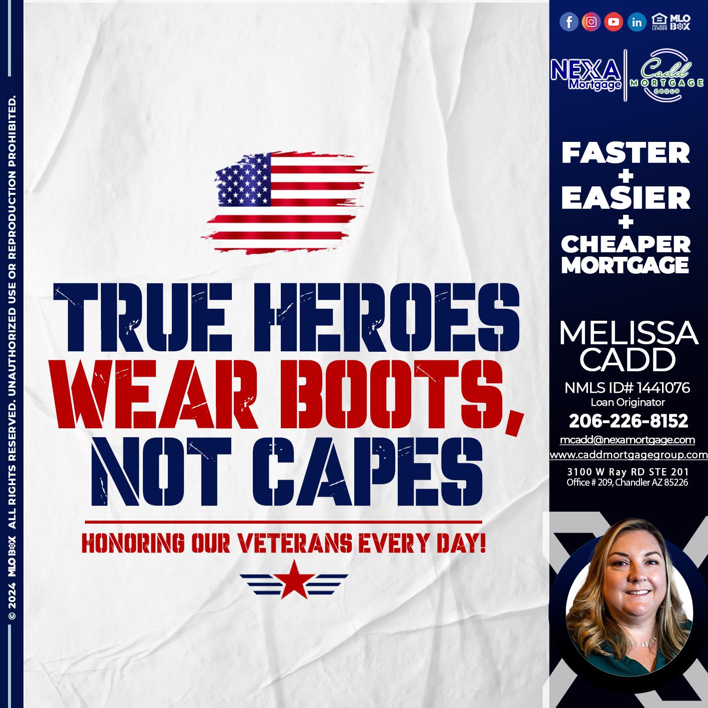 TRUE HEROES - Melissa Cadd -Loan Originator