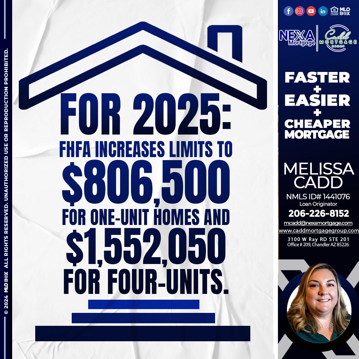 FOR 2025 - Melissa Cadd -Loan Originator