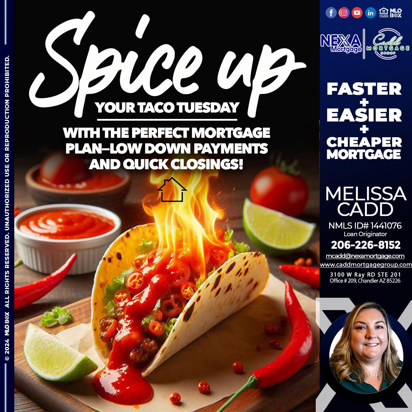 spice up - Melissa Cadd -Loan Originator