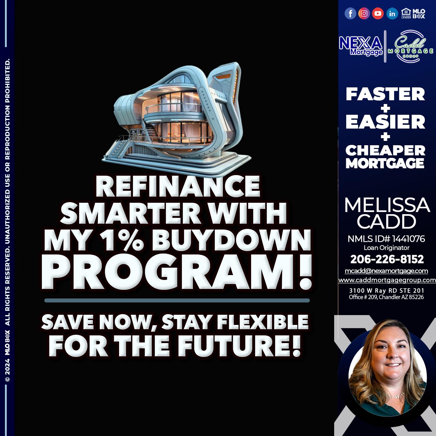 REFINANCE SMARTER - Melissa Cadd -Loan Originator