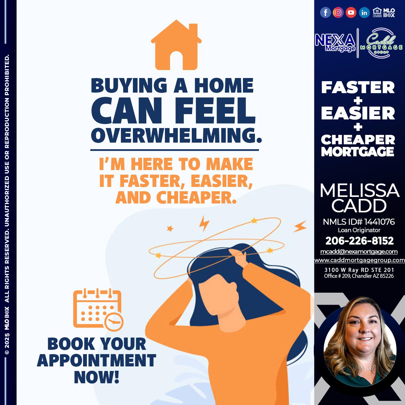 BUYING A HOME - Melissa Cadd -Loan Originator