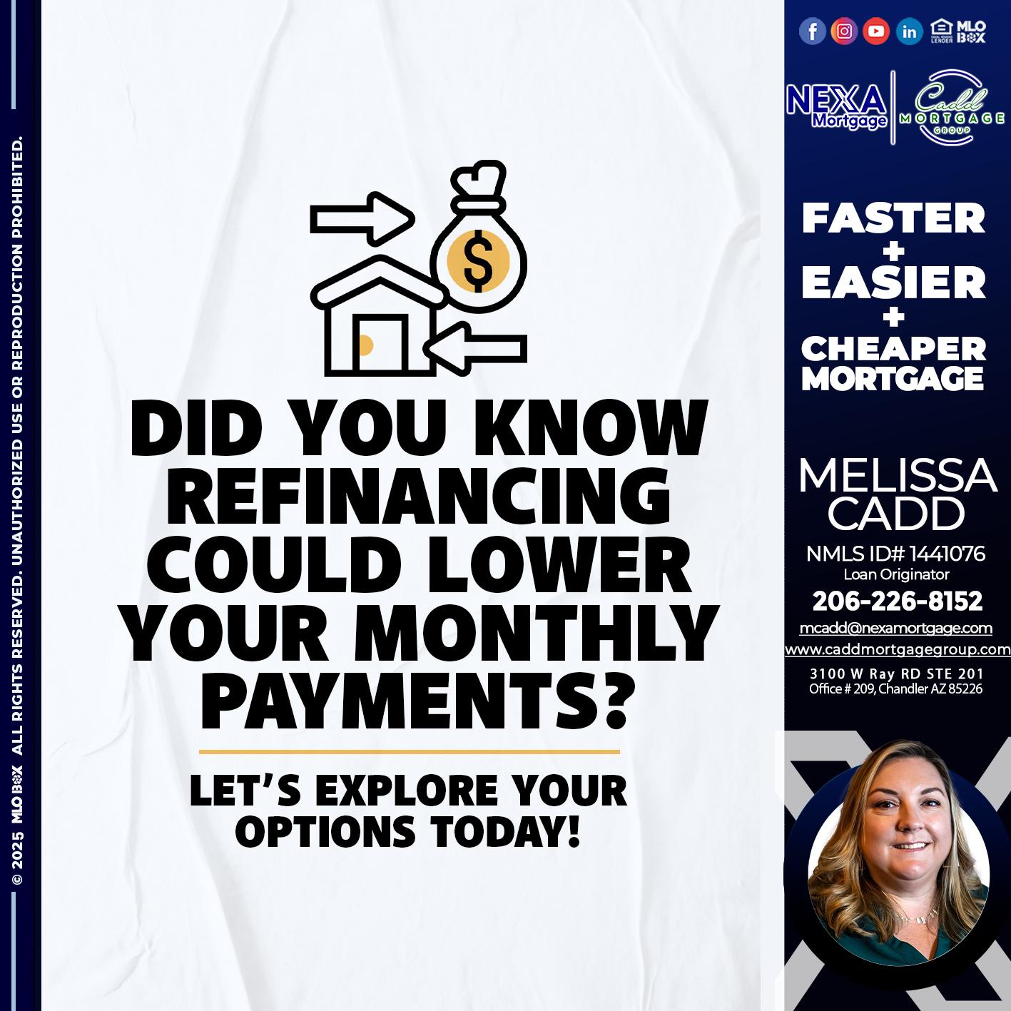 DID YOU KNOW - Melissa Cadd -Loan Originator